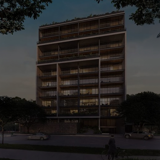 Sitio web, contenidos y campañas de Kubik para Mar de Ross, torre de departamentos en Country Club