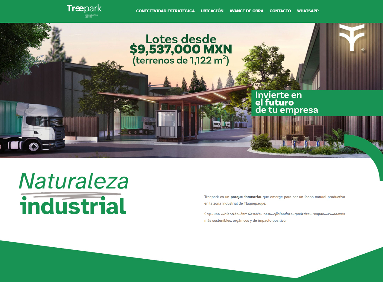 Campañas de preventa de Kubik para Tree Park